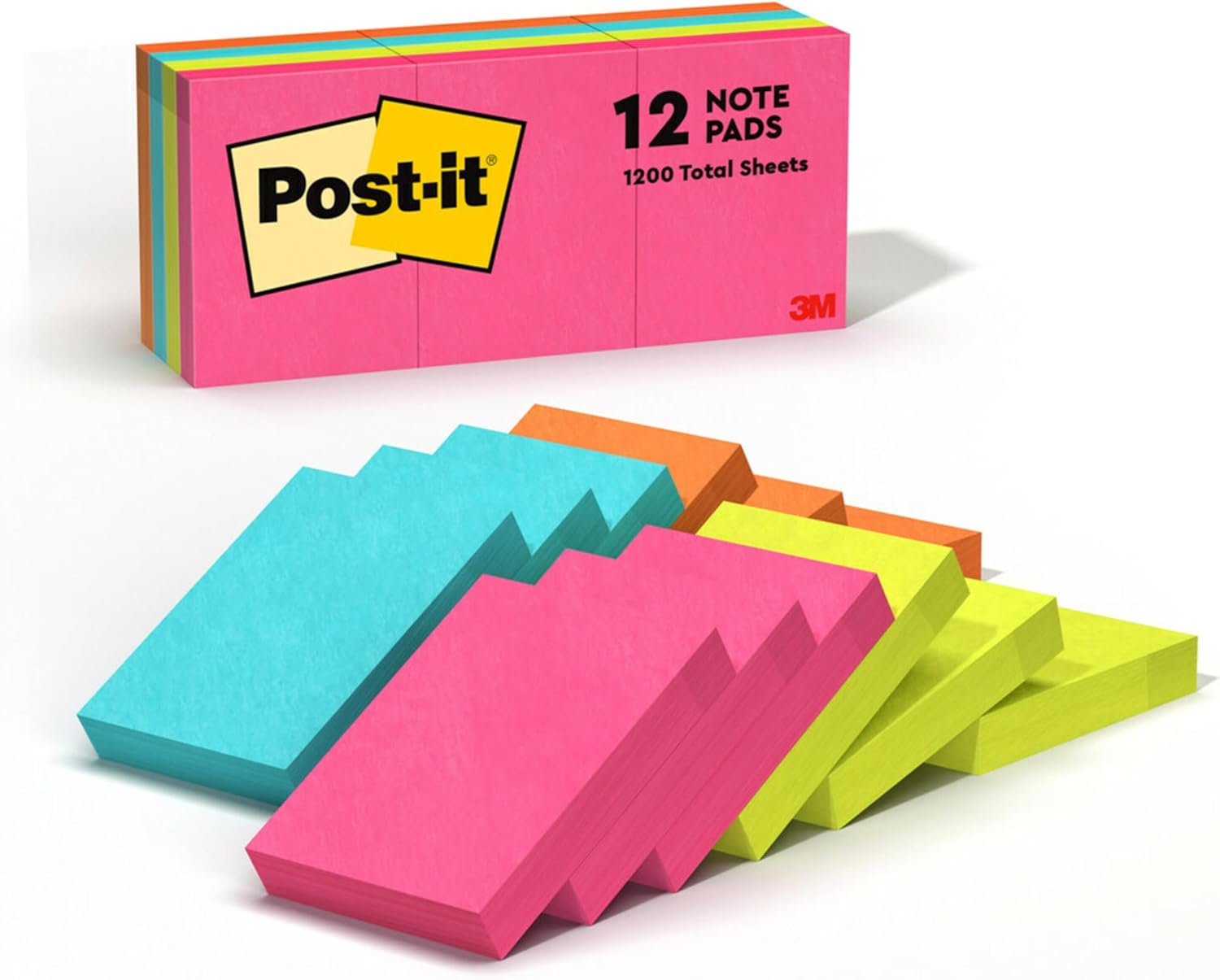 Post It sticky Notes Multi Color 653
